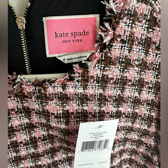 Kate Spade Enchanted Tweed Dress - Picture 3 of 4